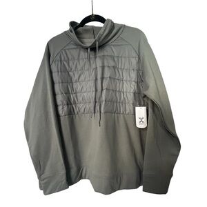 Brand New with Tags Xersion Womens Funnel Neck Long Sleeve Sweatshirt